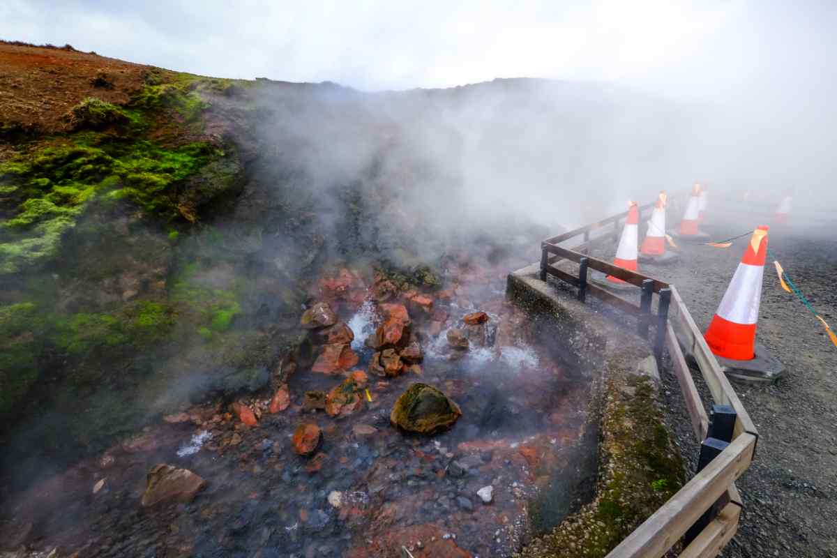 West Iceland's hot springs